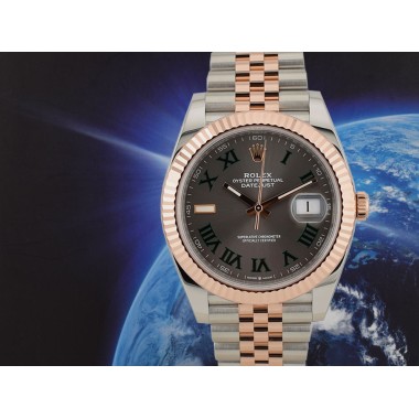 126331 Steel & Rose Gold With Wimbledon Dial 41mm - New 2024