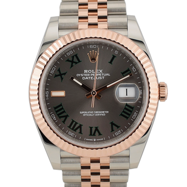 126331 Steel & Rose Gold With Wimbledon Dial 41mm - New 2024
