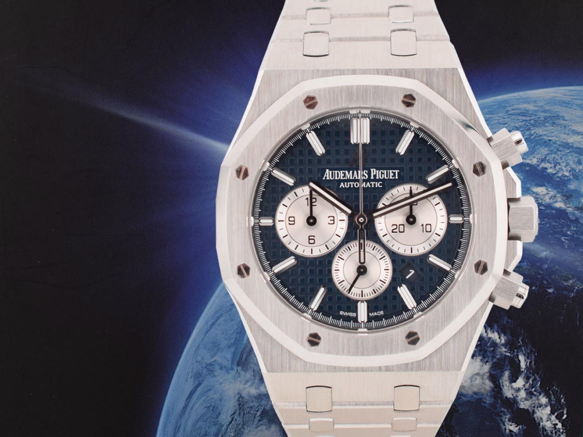 26331ST Chrono. Blue dial. ful set