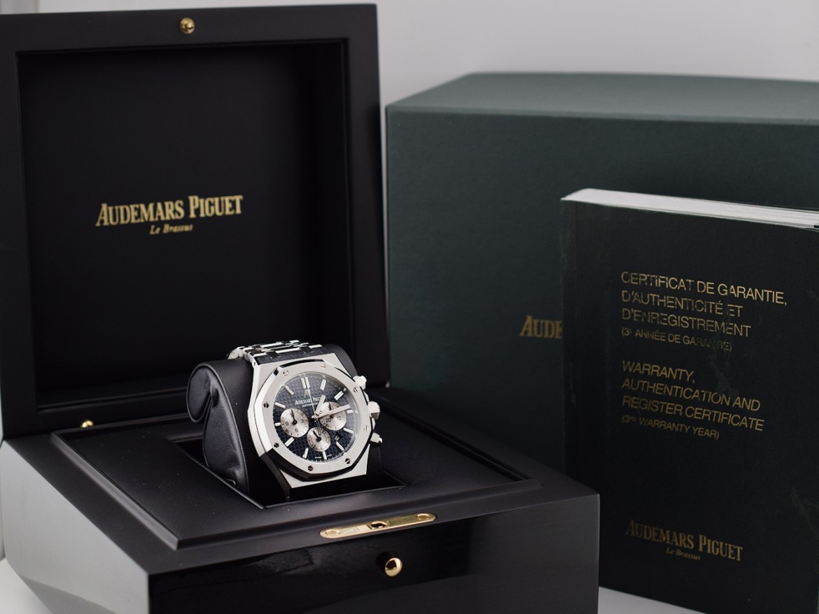 26331ST Chrono. Blue dial. ful set