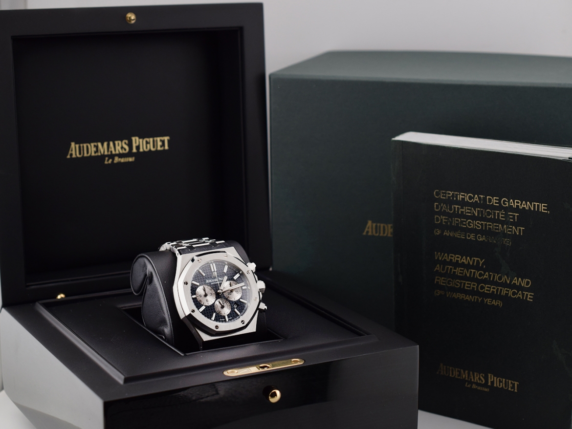 26331ST Chrono. Blue dial. ful set