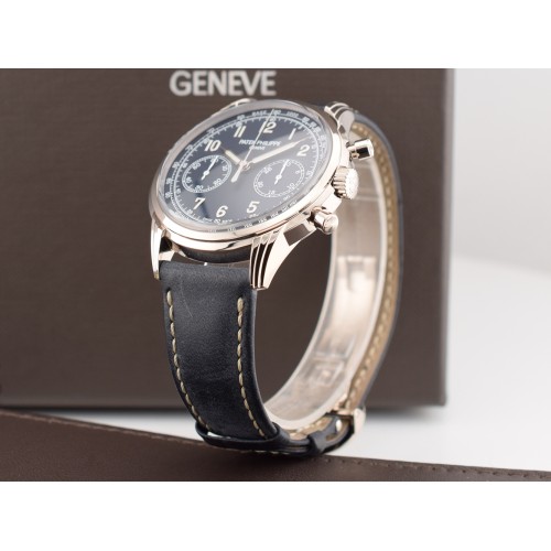 5172G-001 Chronograph White Gold Blue Dial Full Set Like New