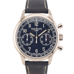 5172G-001 Chronograph White Gold Blue Dial Full Set Like New