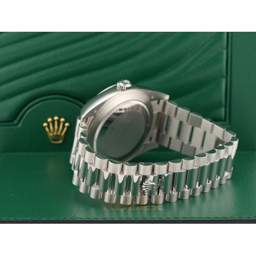 40mm Meteorite Baguette Diamond Dial Platinum 228206 new