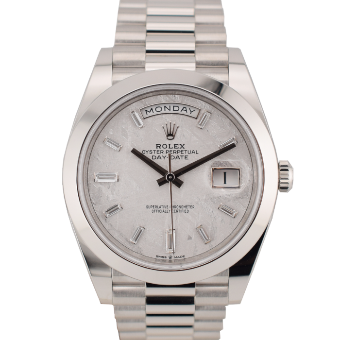 228206 Platinum & Meteorite Dial - New 2021