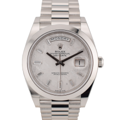 228206 Platinum & Meteorite Dial - New 2021