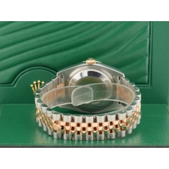 36mm Turnograph 116261 Steel & Rose Gold  Black  Dial  service Rolex