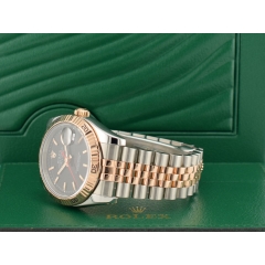 36mm Turnograph 116261 Steel & Rose Gold  Black  Dial  service Rolex
