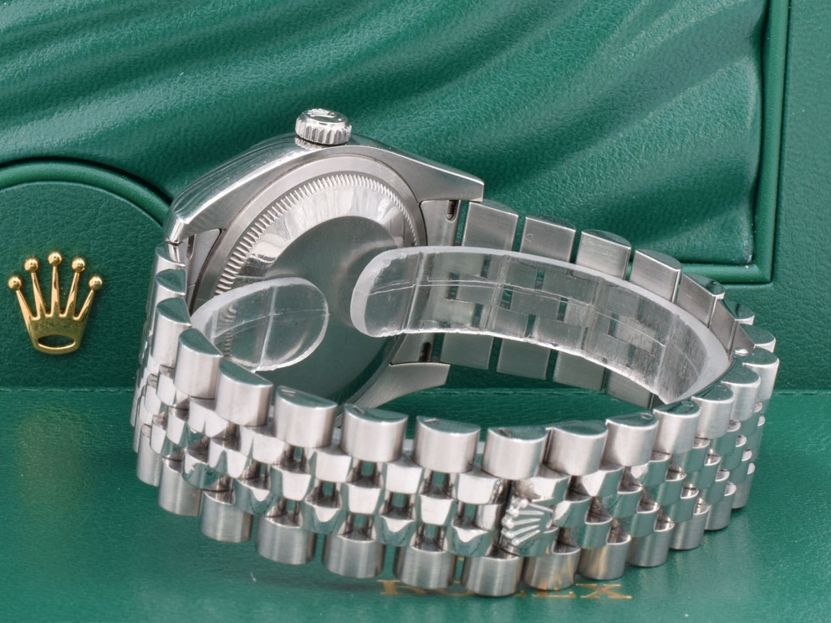 116234 Silver Dial With Big Diamonds - Full Set 36mm