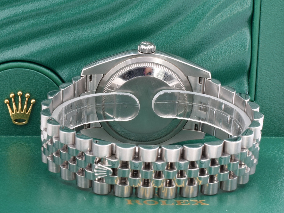 116234 Silver Dial With Big Diamonds - Full Set 36mm