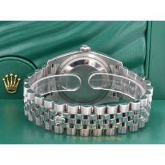 116234 Silver Dial With Big Diamonds - Full Set 36mm