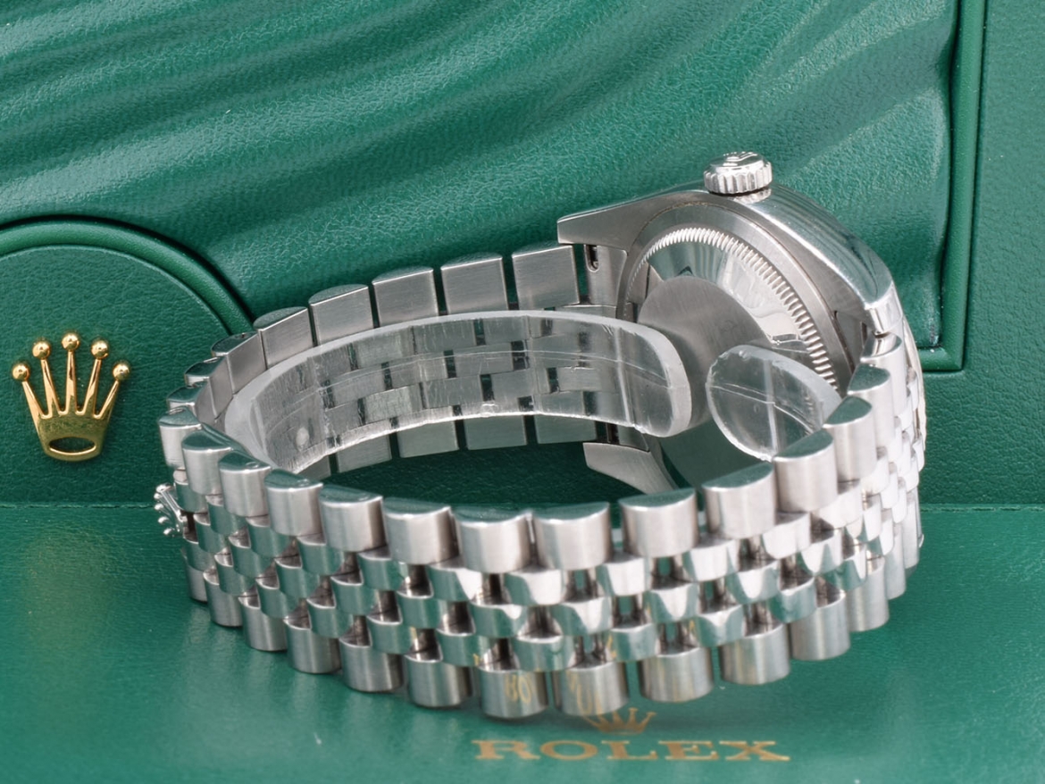 116234 Silver Dial With Big Diamonds - Full Set 36mm