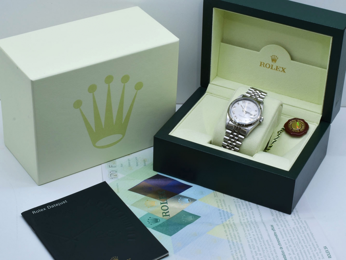 16234 Silver Roman Dial - Full Set 36mm