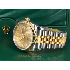 116233 Gold Jubilee Dial With Big Diamonds - Full Set 36mm