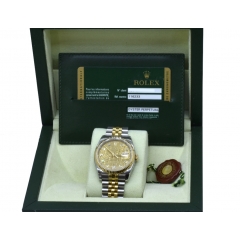 116233 Gold Jubilee Dial With Big Diamonds - Full Set 36mm