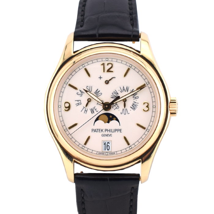 annual calendar yellow gold  full set - like new