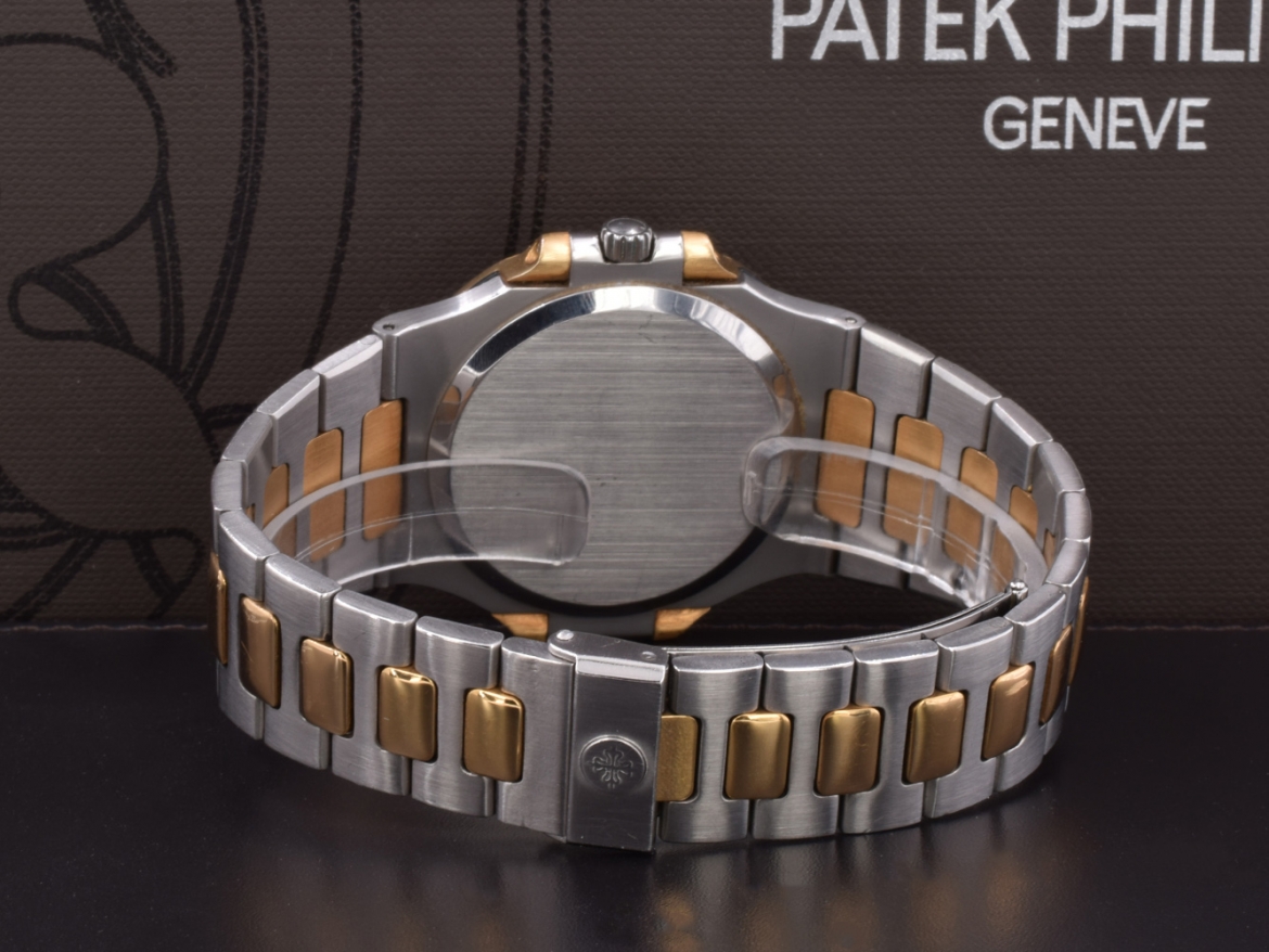 3700 Steel/Gold Blue Dial Original Box / Warranty 1982 very rare