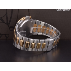 3700 Steel/Gold Blue Dial Original Box / Warranty 1982 very rare