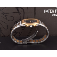 3700 Steel/Gold Blue Dial Original Box / Warranty 1982 very rare