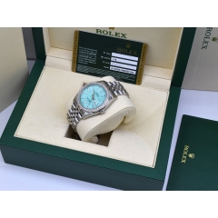 Turquoise Dial With After Diamonds Bezel - Full set 36mm