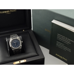 "Jumbo” Extra Thin 39mm Blue Dial Like new full Set