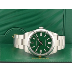 41mm ref. 124300 Green Dial New Stickers
