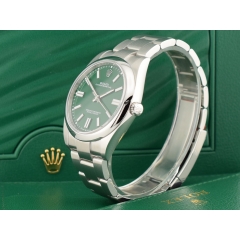 41mm ref. 124300 Green Dial New Stickers
