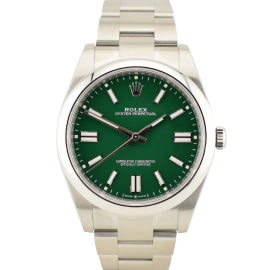 41mm ref. 124300 Green Dial New Stickers