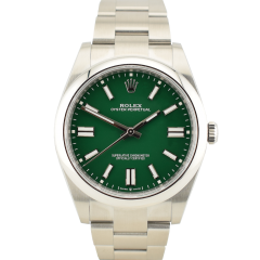 41mm ref. 124300 Green Dial New Stickers