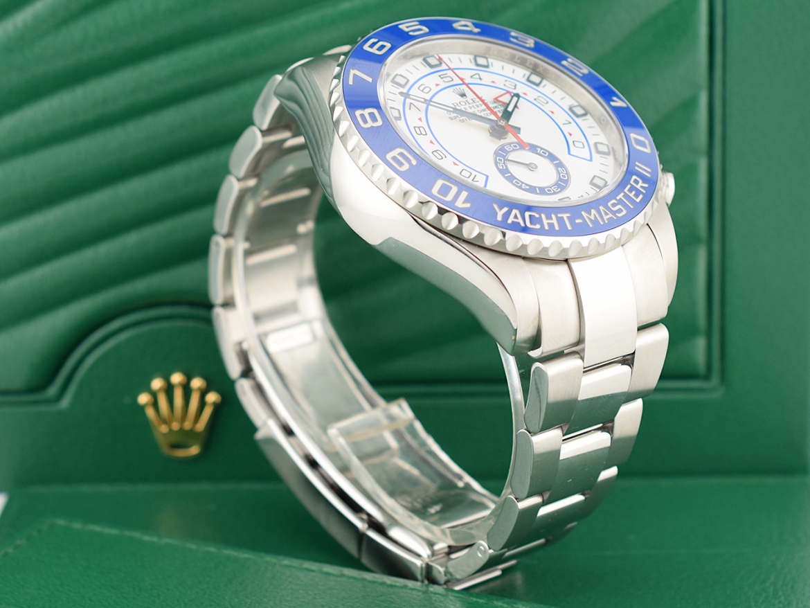 116680 Blue Ceramic & White Dial 44mm - Like New