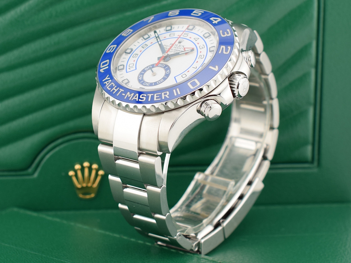 116680 Blue Ceramic & White Dial 44mm - Like New