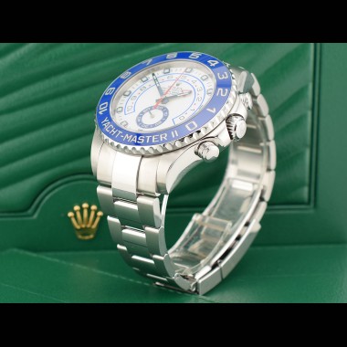 116680 Blue Ceramic & White Dial 44mm - Like New