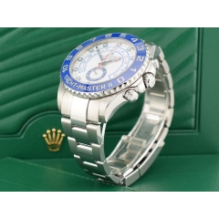 116680 Blue Ceramic & White Dial 44mm - Like New