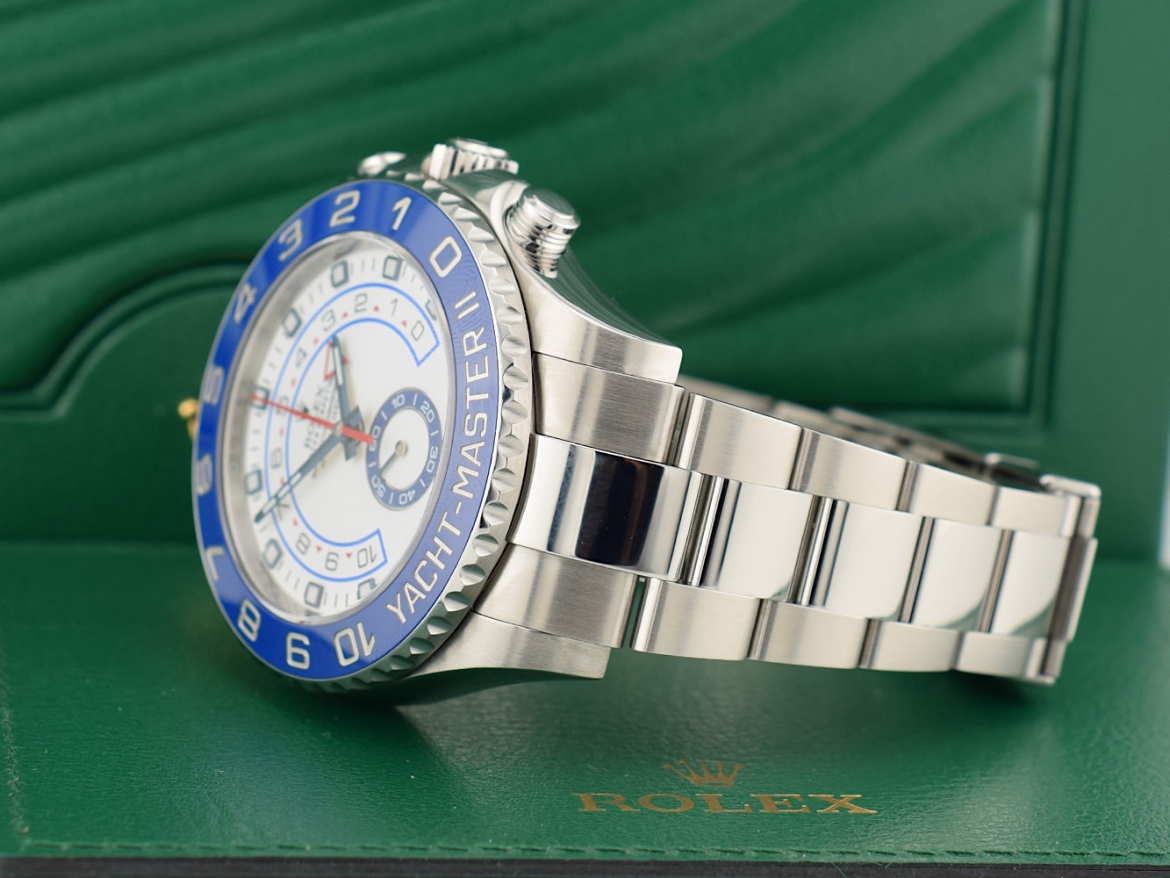 116680 Blue Ceramic & White Dial 44mm - Like New