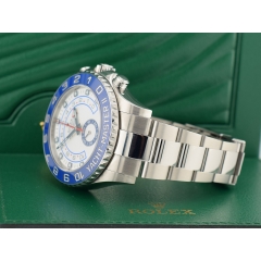 116680 Blue Ceramic & White Dial 44mm - Like New