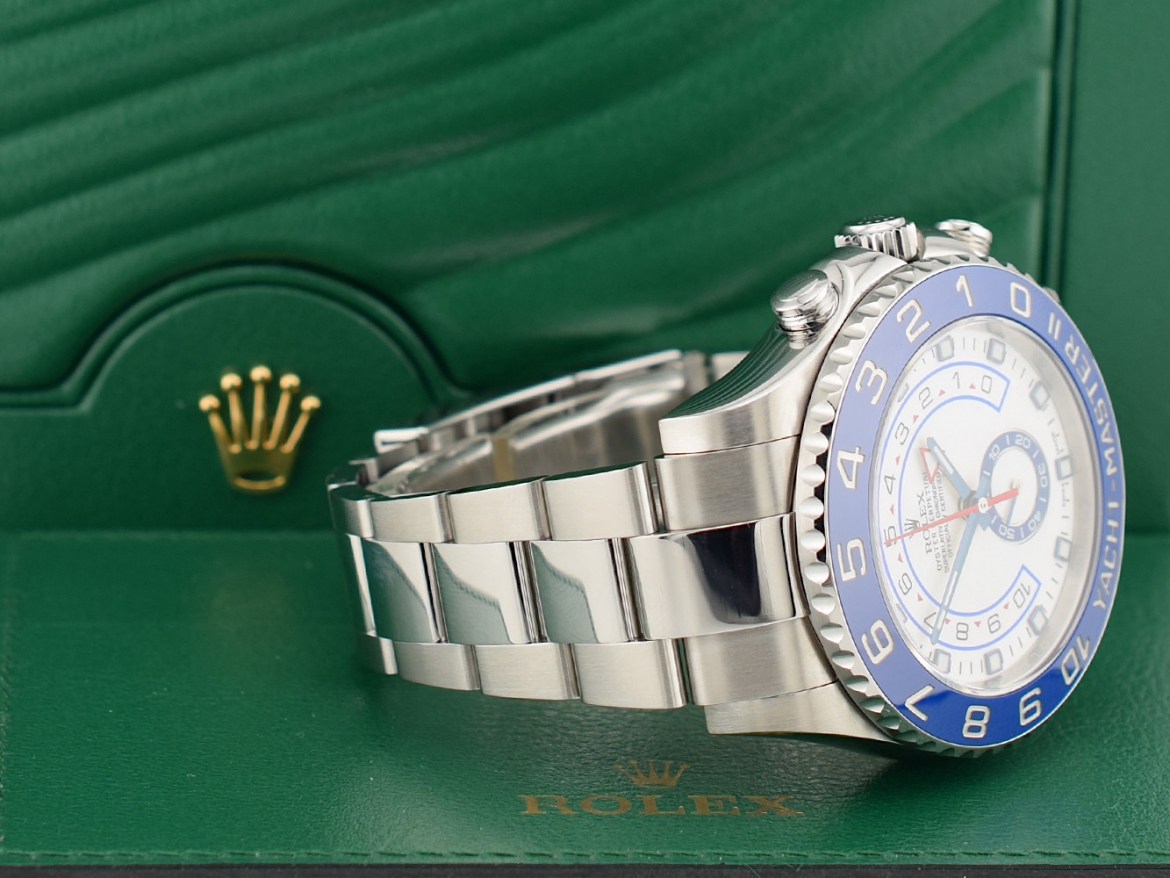 116680 Blue Ceramic & White Dial 44mm - Like New