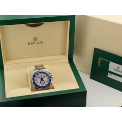 116680 Blue Ceramic & White Dial 44mm - Like New