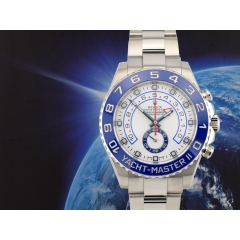 116680 Blue Ceramic & White Dial 44mm - Like New
