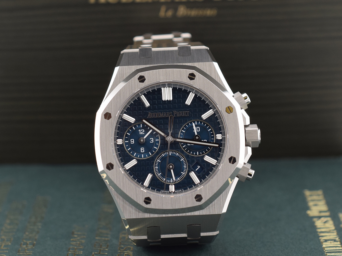 26715ST Chronograph 38mm Blue Dial - New