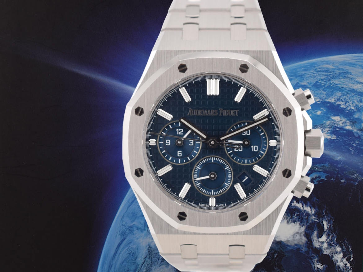 26715ST Chronograph 38mm Blue Dial - New