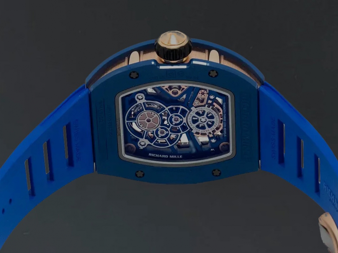 RM 17-02 Blue Ceramic Rose Gold Tourbillon Limited Edition of 30