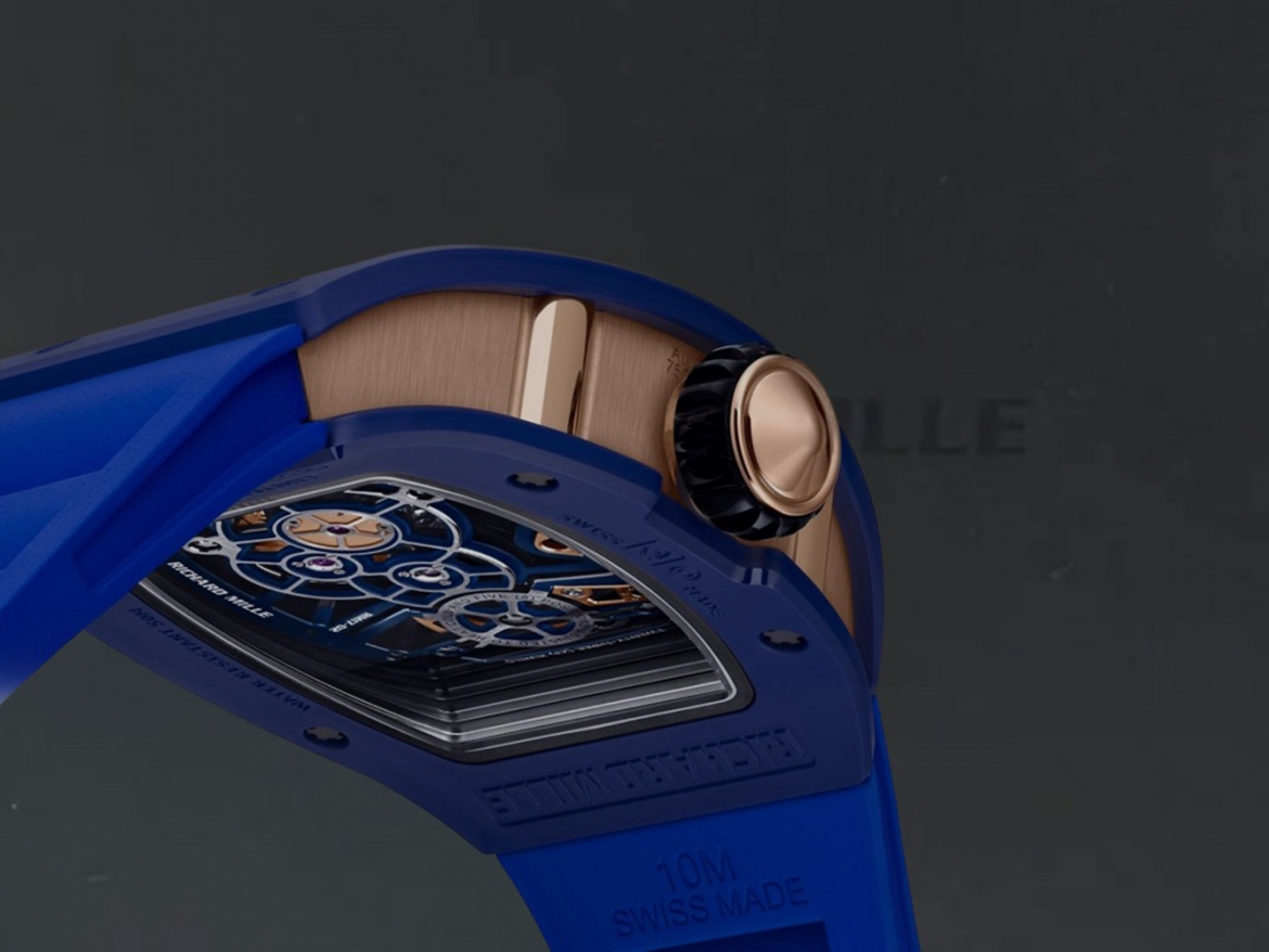 RM 17-02 Blue Ceramic Rose Gold Tourbillon Limited Edition of 30