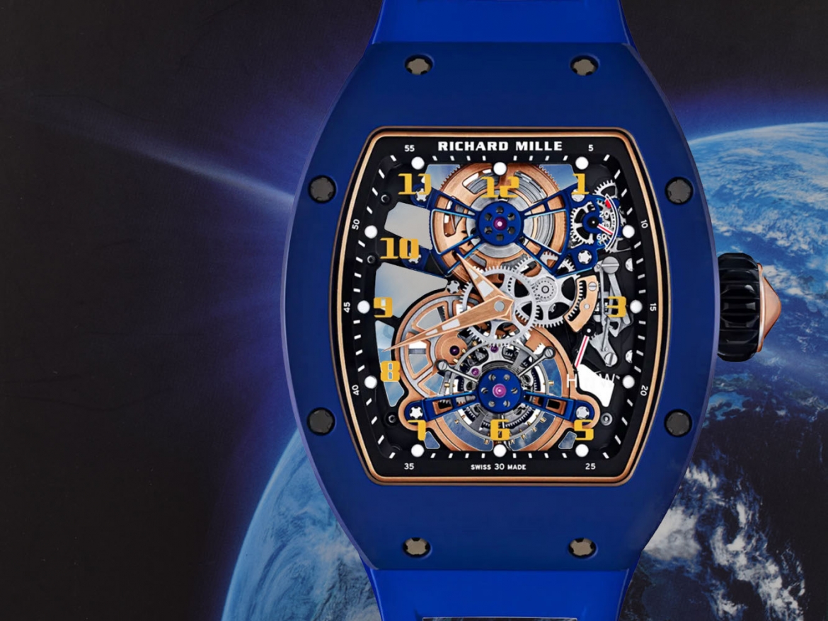 RM 17-02 Blue Ceramic Rose Gold Tourbillon Limited Edition of 30