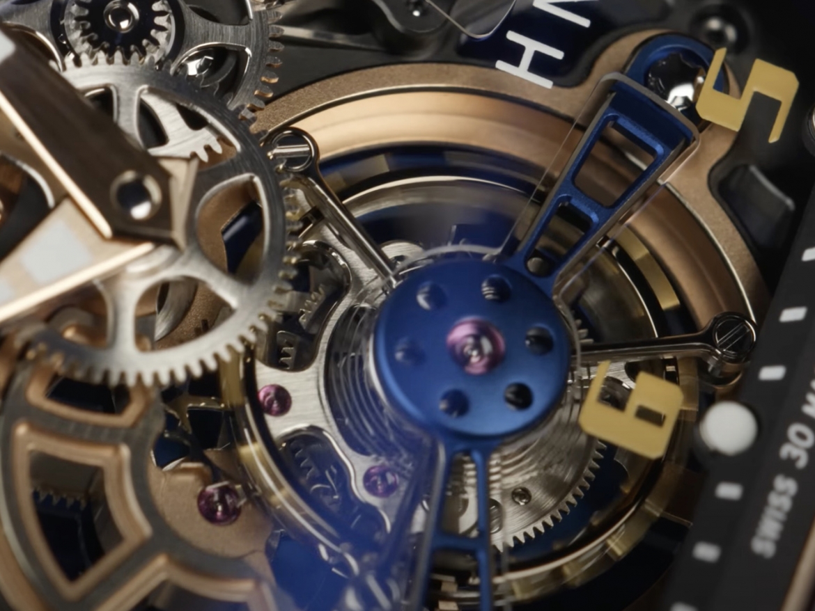 RM 17-02 Blue Ceramic Rose Gold Tourbillon Limited Edition of 30