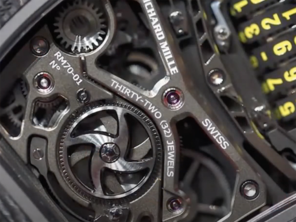 RM70 01 Tourbillon Alain Prost Limited Edition of 30 Pieces