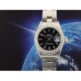 26mm Black Dial With After Diamonds Bezel - Full Set