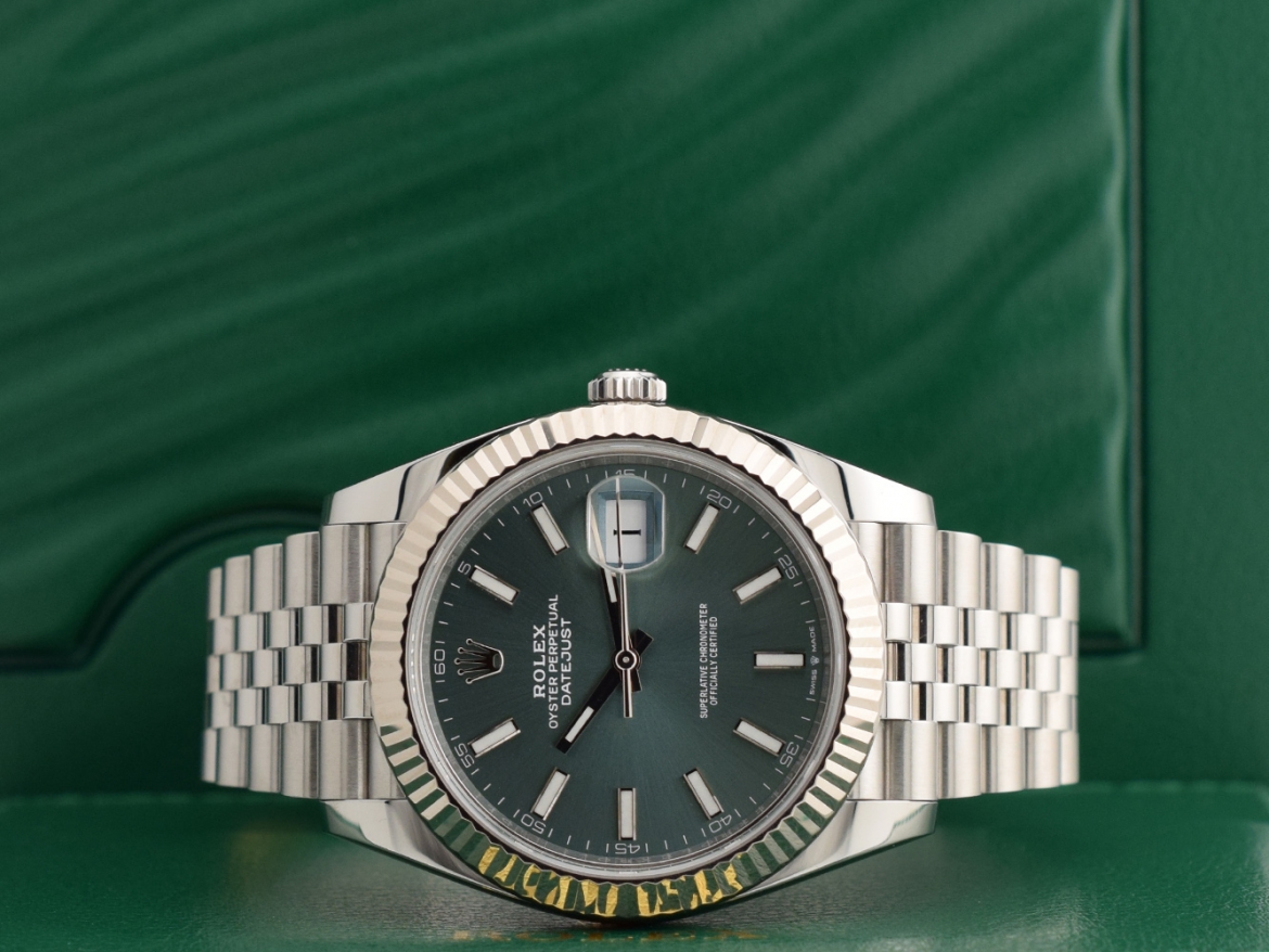 41mm 126334  Mint Green Jubilee New