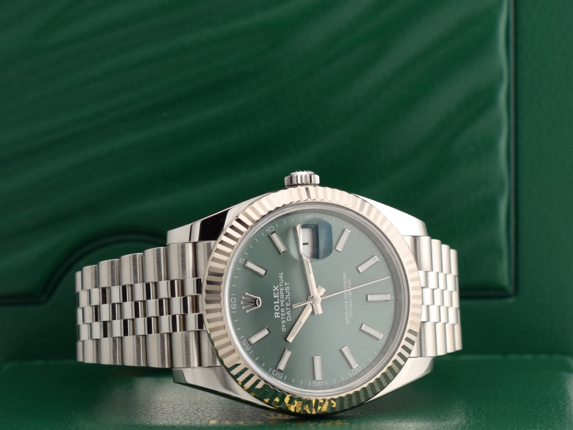 41mm 126334  Mint Green Jubilee New