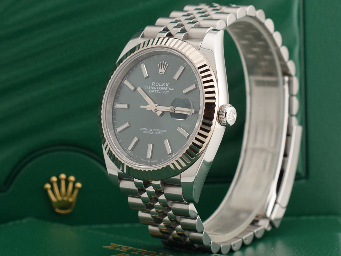 41mm 126334  Mint Green Jubilee New