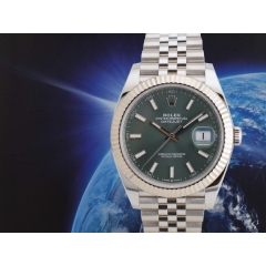 41mm 126334  Mint Green Jubilee New